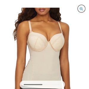 New! Maidenform Womens Firm Foundations Push-Up Cami Style Top